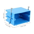thumbnail image 2 of unbranded Caja Para Exterior Azul Con Simple Y Montura En Pared, 2 of 6