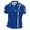 Blue, variant on Men's Polos Shirts Casual Printed Summer Outings Fit With Stretchable Material Pairing With Jeans Clothes