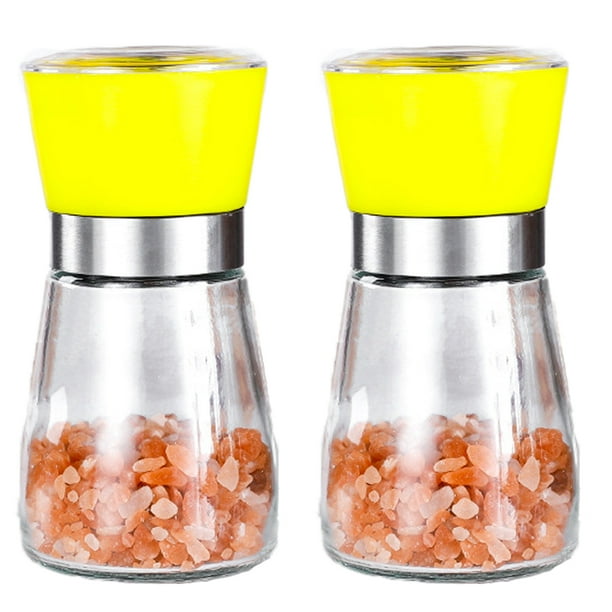 Salt and Pepper Grinder Sea Salt Grinder & Pepper Grinder Glass Salt