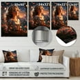 thumbnail image 4 of Designart "Princess from a Fairytale III" Superheros Metal Wall Decor, 4 of 5