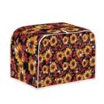thumbnail image 2 of ZUXONGSY Mapple Leaves Sunflower Toster Cover 4 Slice Toaster Appliance Dust Cover Soft Appliance Cover Wide Slot Lightweight Bread Maker Cover Fall Decor Kitchen Accessories, 2 of 7