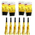 thumbnail image 3 of 24 Pieces Glitter Metallic Fringed Noise Maker Musical Blowouts, Squawker Whistles Party Noisemakers for Birthday, Baby Shower, New Year, Party Favor Decoration Supplies, 3 of 7