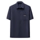 thumbnail image 2 of pstuiky camisetas de hombre, Camisa informal de manga corta con cuello vuelto, cómoda y lisa, para hombre camisas casuales para hombre m, 2 of 3