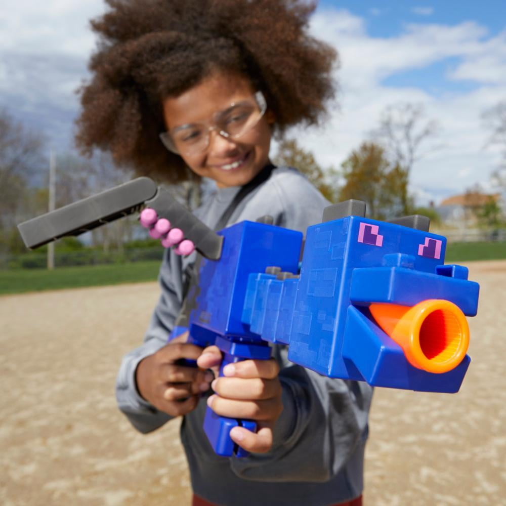 Nerf Minecraft Ender Dragon Blaster and 12 Nerf Elite Foam Darts