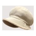 thumbnail image 3 of LEKODE Newsboy Hat Newsboy Caps for Women Newsboy Cap Beret Hats for Women Newsboy Hats for Women Summer Womens Newsboy Cap Beret Hat Beige 1 One Size, 3 of 3