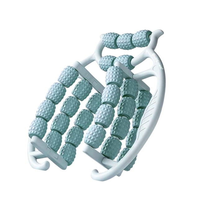 koolsoo 29 Wheel Fascia Muscle Relax Roller Circular Leg Clamp for Legs Shoulder Arm blue