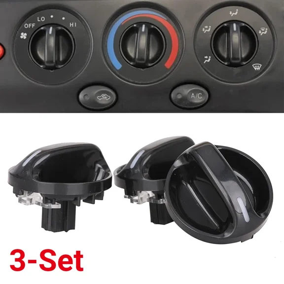 Woudy 3x AC Climate Control Knob Air Switch for Toyota Tundra 2000-2006 55905-0C010