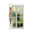 thumbnail image 3 of Mkhert Tiger Head Blackout Window Curtain Kitchen Curtain 26X39 Inch, 2 Panels, 3 of 3