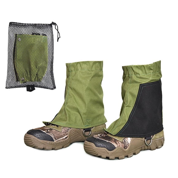 Polainas Polainas de tobillo impermeables bajas Cubiertas protectoras ajustables para zapatos para caminar Escalada Caminar NikouMX Deportes