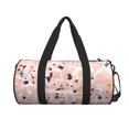 thumbnail image 2 of ZICANCN Terrazzo Seamless Coral Pink Travel Duffle Bag, Sports Tote Gym Bag Weekenders Bags for Women Men, 2 of 8