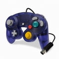 thumbnail image 4 of RetroFam Gamecube Controller for Gamecube Gaming Console, Transparent Red + Transparent Purple, 4 of 5