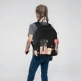 thumbnail image 5 of Naloa Baker Gnome Print Lightweight DayBackpack Suitable for school, work, shopping, travel, etc., 5 of 5