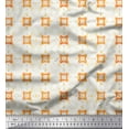 thumbnail image 1 of Soimoi Moss Georgette Fabric Check Tie-Dye Printed Fabric 1 Yard 42 Inch Wide, 1 of 3
