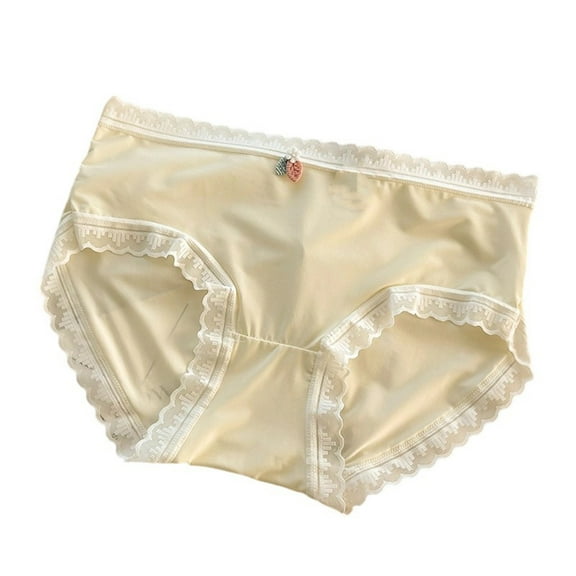 Chbgutlmr Underwear for Women Lace Patchwork Full Coverage Mid Rise Panties Comfy Stretch Cute Briefs
