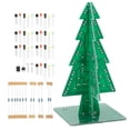 thumbnail image 4 of EeaseMX Kit de árbol de Navidad LED de tres colores, piezas electrónicas para bricolaje, circuito de destello colorido 3D sin baterías, 4 of 8