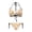 Gingerbread & Holiday Treats Print, variant on Uourmeti Women's Halter Neck Two Piece Bikini Set Candy Cane Print Quick Dry Tie Side Swimwear for Beach Vacation & Pool Party