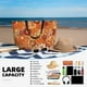 thumbnail image 5 of Fotbe Hippie Flower Bolsa de Viaje para Playa - Resistente al Agua, Bolsa Tote de Gran Capacidad y Ligera con 7 Bolsillos para Mujeres y Hombres, 5 of 7