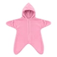 thumbnail image 4 of GiLiling Baby Star Suit Newborn Fleece Starfish Bunting Romper Infant Halloween Footie Jumpsuit Winter Warm Wearable Blanket (Hot Pink, 9-12 Months), 4 of 5