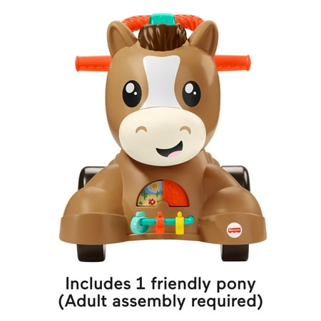 Fisher-Price Walk, Bounce and Ride Pony - Brown