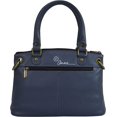 thumbnail image 2 of Anna by Anuschka Hand Painted Women’s Genuine Leather Small Satchel - Top Zip, Front pocket with Magnetic Button, Default Rope Handle and Detachable Adjustable Handle, 2 of 5