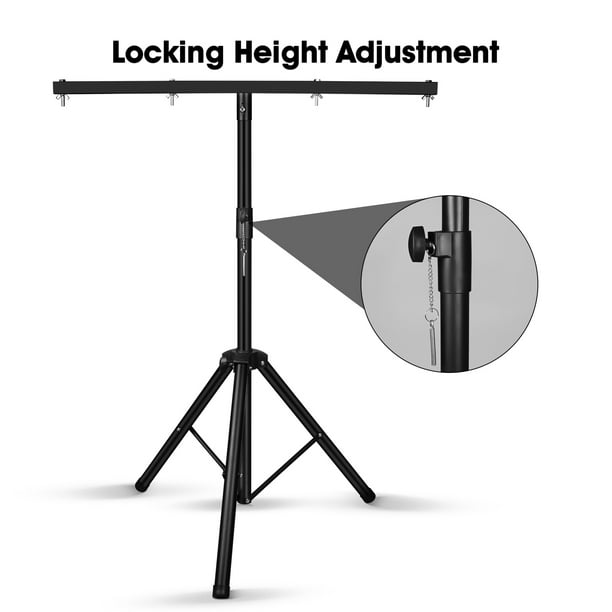 DJ Light Stand Pro Audio Par Can Tripod TBar Stage Lights Stand