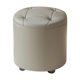 thumbnail image 1 of Puf pequeño redondo para reposapiés, otomana, asiento infantil, taburete con asiento Gris, 1 of 9