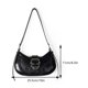 thumbnail image 2 of Bolso de mano FLhrweasw cuero versátil elegante chica a La moda, 2 of 6
