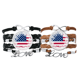 thumbnail image 1 of Barras y Estrellas Latina pais bandera Pulsera pareja de cuerdas de cuero Unbranded M, 1 of 3