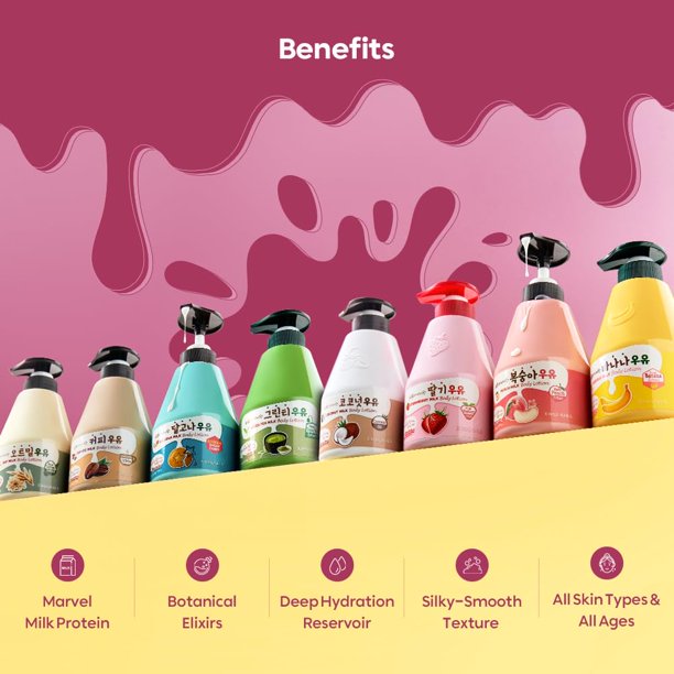 KWAILNARA Milk Body Lotion 560ml - 4 Types to Choose - Walmart.ca