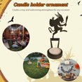 thumbnail image 1 of Portavelas de terror de metal para Halloween Shadow Caster para decoración del hogar (B), 1 of 6