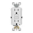 thumbnail image 1 of Salida AFCI Leviton SmartLockPro de 15 A, 125 V, dúplex, blanco, paquete de 1, 1 of 1