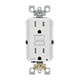 thumbnail image 1 of Salida AFCI Leviton SmartLockPro de 15 A, 125 V, dúplex, blanco, paquete de 1, 1 of 1