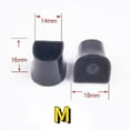 thumbnail image 1 of Non-slip Silicone High Heel Protector Covers High Heels Protective Stoppers Wearable Silence Heel Cover Shockproof Accessory black M 10PCS, 1 of 6