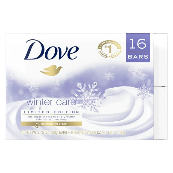 Dove Winter Beauty Bar, 3.75 Ounce (16 Pack)