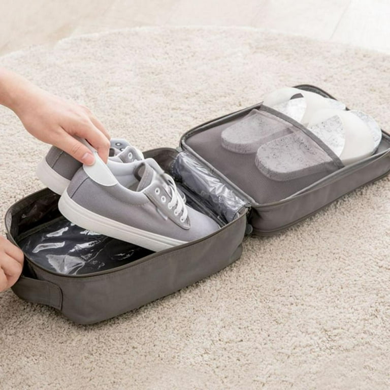 Travel Shoe Storage Bag Bundle Dustproof Shoes Bags Portable Waterproof Bag  Drawstring Classification Shoe Box Transparen 2 Pcs