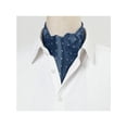 thumbnail image 5 of INSPIRE CHIC Men's Polka Dots Cravat Ties Self Tie Cravat Scarf Neckerchief Ascot Tie Navy Blue One Size, 5 of 5