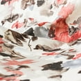 thumbnail image 2 of Fabric Mart Direct Coral, Gray Digital Printed Cotton Fabric By The Yard, 54 inches or 137 cm width, 4 Continuous Yards Gray Cotton Fabric, Flower Garden, Upholstery Drapery Curtain Wholesale Fabric, 2 of 8