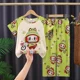 thumbnail image 3 of Ropa de dormir de verano para niños, pantalones largos finos de manga corta, ropa de hogar para niños y niñas, pijamas ligeros y cómodos para niños, 3 of 5