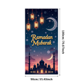 thumbnail image 3 of Ramadan Mubarak Lanterns Mosque Design Backdrop Banner Party Celebration Photography Props Decorations Islamic Festival Background, 3 of 4