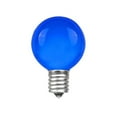 thumbnail image 2 of Novelty Lights 25 Feet Blue G30 Globe Outdoor Patio String Lights, Green Wire, 2 of 7