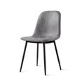 thumbnail image 5 of PU Dining Chairs Modern Chair Set of 2,Gray, 5 of 6