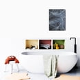 thumbnail image 6 of Impressive Black Abstract Leaves Canvas Art - Perfect Living Room & Bedroom Decor, Modern Family Wall Decorations, High-quality Print, 12X16 inches, 6 of 7