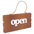thumbnail image 3 of Retro Hanging Board Open Closed Decorative Hanging Board Wall Door Wooden Two-Sided Hanging Board for Store, 3 of 6