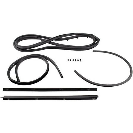 Door Window Belt Weatherstrip Kit 5 Piece - Compatible with 1976 - 1986 Jeep CJ7 1977 1978 1979 1980 1981 1982 1983 1984 1985