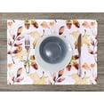 thumbnail image 4 of Fennco Styles Cottage Watercolor Acorn Leaves 14 x 20 Inch Placemats, Set of 4 – Multicolor Place Mats for Thanksgiving Dinner, Family Gathering, Special Events and Home Décor, 4 of 7
