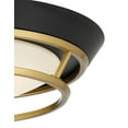 thumbnail image 4 of P5372-691-L-George Kovacs Lighting-Beam Me Up - 20W 1 LED Flush Mount-3 Inches Tall and 14 Inches Wide-Coal/Brushed Nickel Finish, 4 of 5