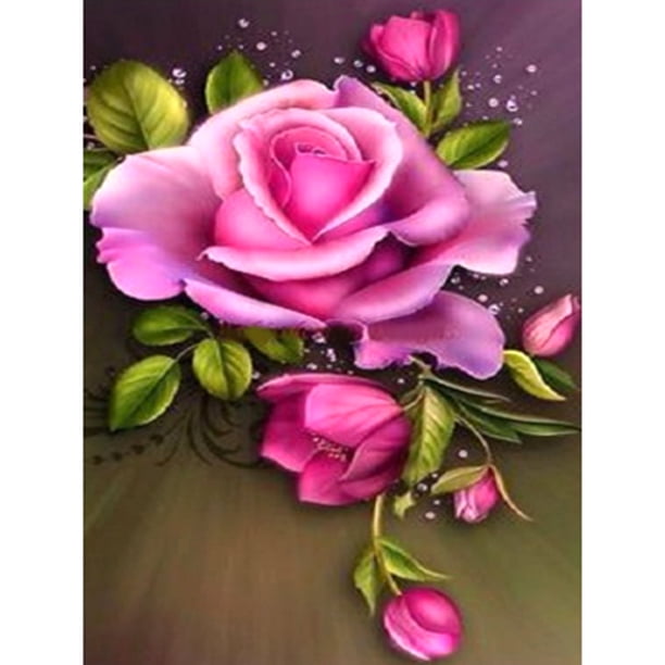 Diamond Painting (DB5336) Home Decor Art 5D Plants Flower Mural Wall Picture (A147) 50x70cm FLhrweasw Nuevo