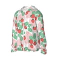 thumbnail image 2 of Balery Strawberry Men's Women's UPF 50+ Sun Protection Lightweight Hoodie Performance Long Sleeve Shirt for Fishing Running-Medium, 2 of 9