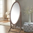thumbnail image 3 of Chic Home York Mirror Modern Free standing Spindle accent legs Floor Mirror, Silver, 3 of 4