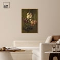 thumbnail image 3 of Max Weyl - Hollyhocks Canvas Floral Vase Wall Art by Art Remedy, Gold Frame, 30" x 45", 3 of 7